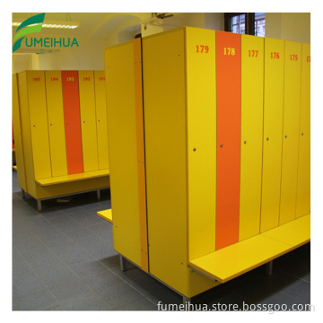mixed color hpl waterproof locker